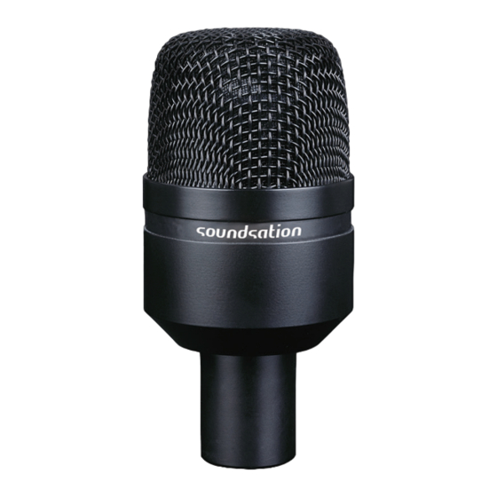 soundsation BDM-30 Bass Drum Microphone Manuals