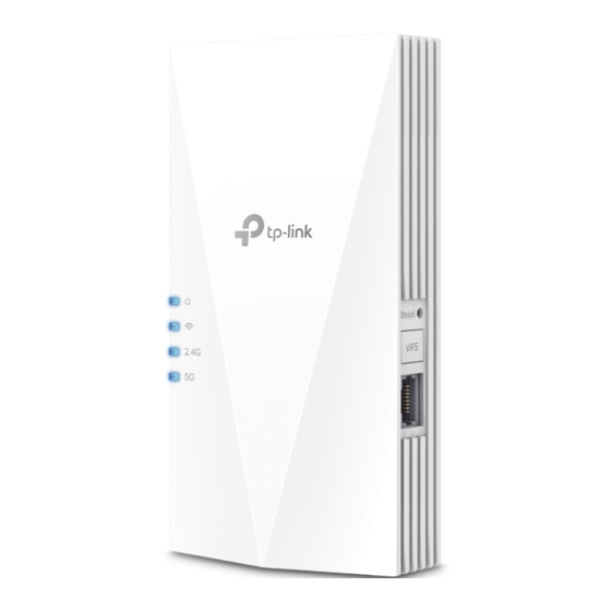 TP-Link RE600X Manuals