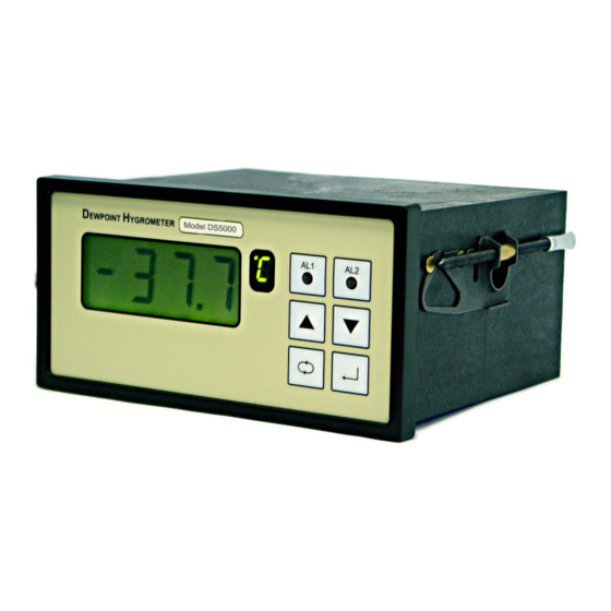Alpha Moisture Systems DS5000 Monitor Manuals