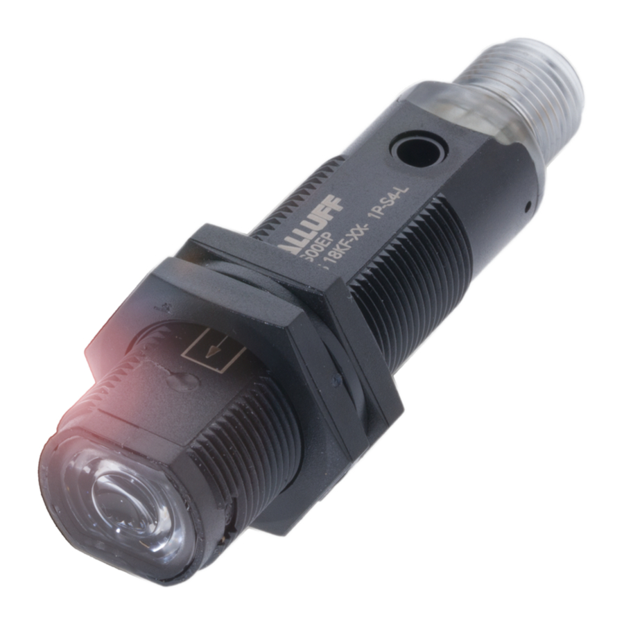 Balluff BOS 18K Series - Sensor Manual