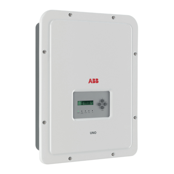 ABB UNO-DM-3.3-TL-PLUS Manuals