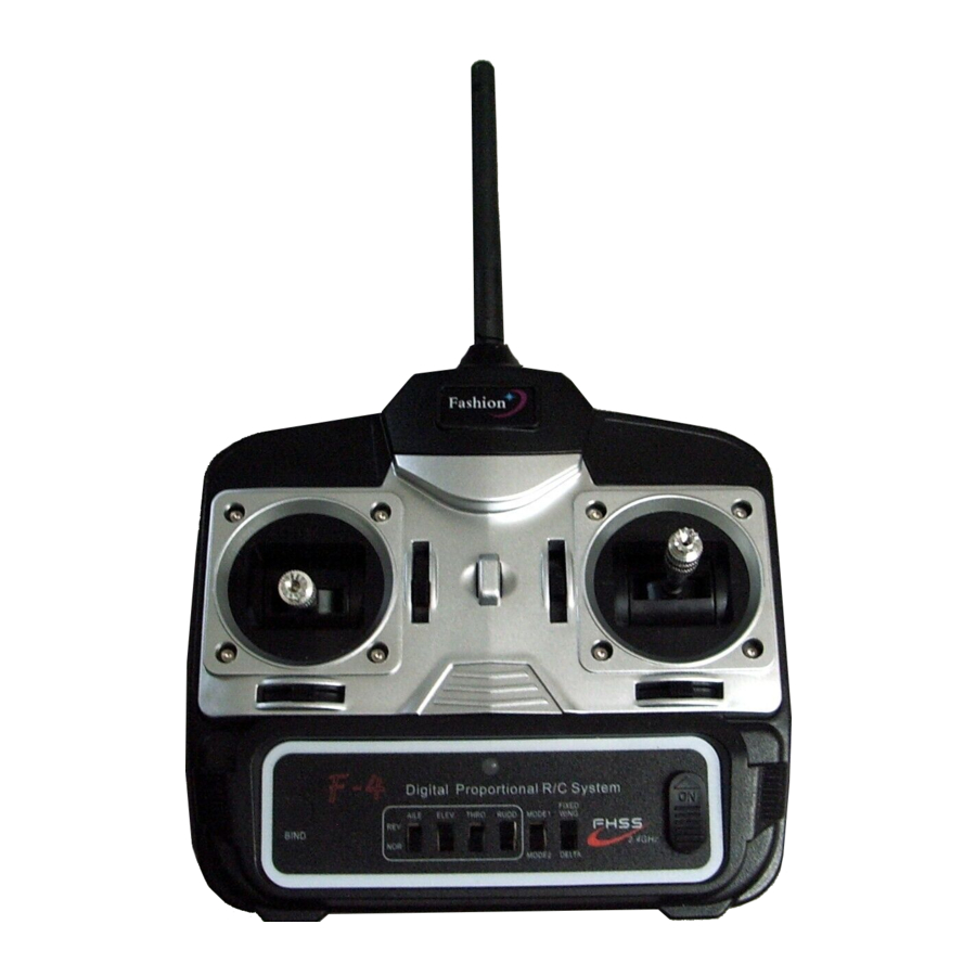FMS F-4 - 4-Channel 2.4G Radio Control System Manual