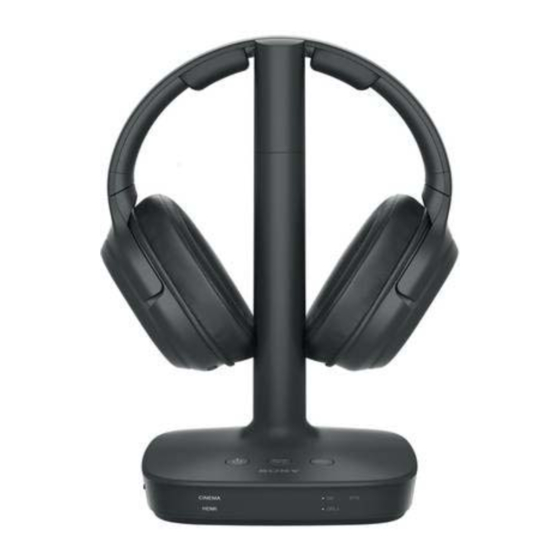 Sony WHL600.EU8 Operating Instructions