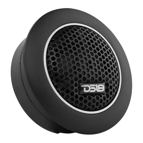 DS18 CXT Owner's Manual