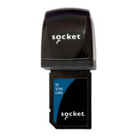 Socket SD Scan Card 3P User Manual