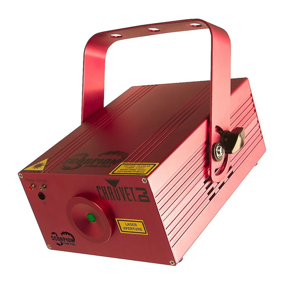 Chauvet Scorpion Storm FX User Manual