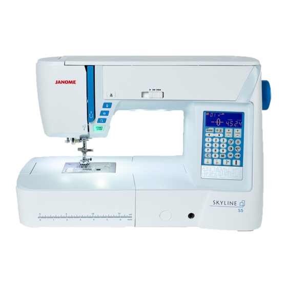 Janome Skyline 55 Instruction Book