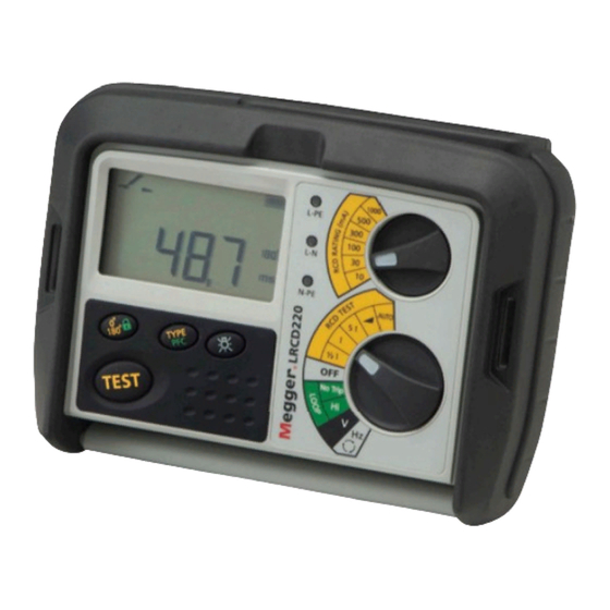 Megger LRCD200 series User Manual
