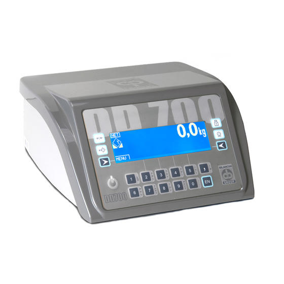 Bilanciai DD700 Use And Maintenance Manual