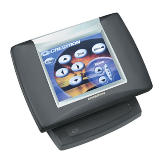 Crestron STX-1700C Wireless Touchpanel Manuals