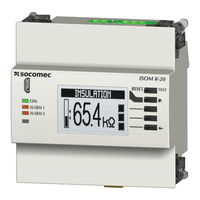 socomec ISOM K-20 Installation And Operating Manual