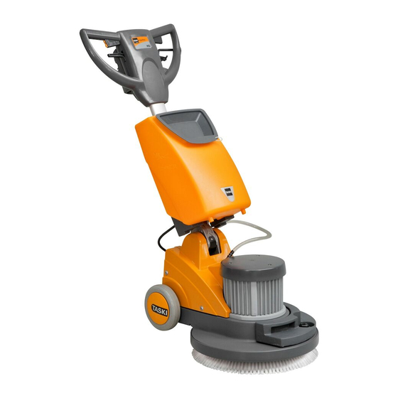 Taski Diversey ergodisc HD Floor Machine Manuals