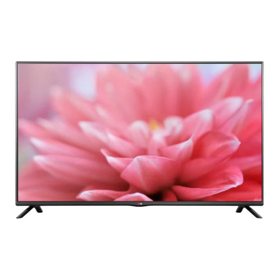 User Manuals: LG 55LB5500 Full HD TV