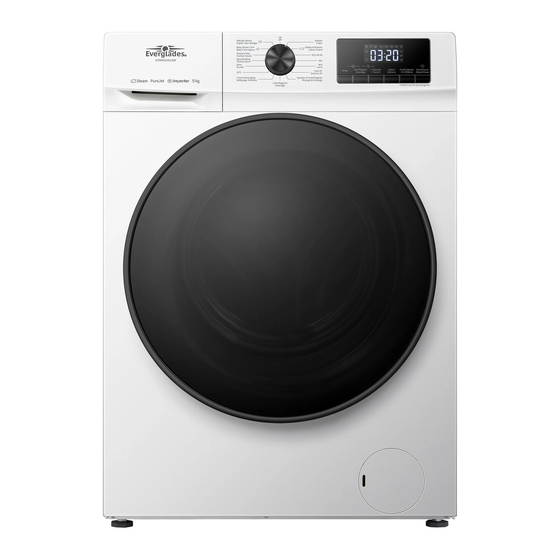 User Manuals: Everglades EVWM91401AW Washing Machine
