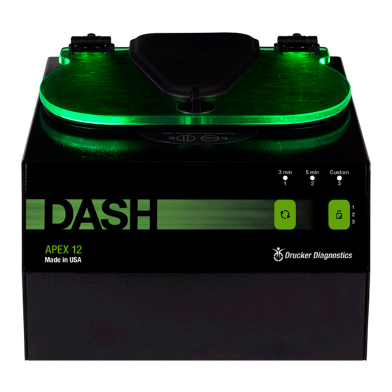 Drucker Diagnostics DASH APEX 12 Operator's Manual