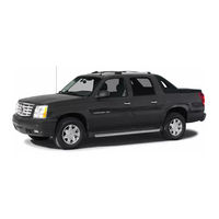 Cadillac ESCALADE EXT 2004 Customer Convenience/Personalization Manual