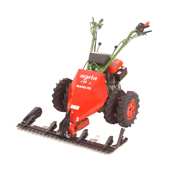 Agria 5400 Operating Instructions Manual