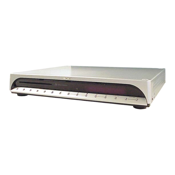 User Manuals: Sony HCD-FX888K Receiver