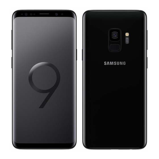 Samsung galaxy S9 Manuals