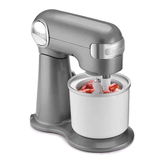 Cuisinart IC-50C Instruction And Recipe Booklet