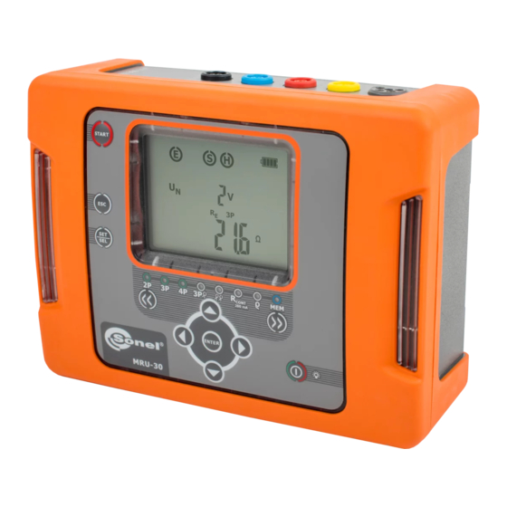 Sonel MRU-30 User Manual