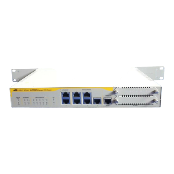 Allied Telesis AR750S Manual