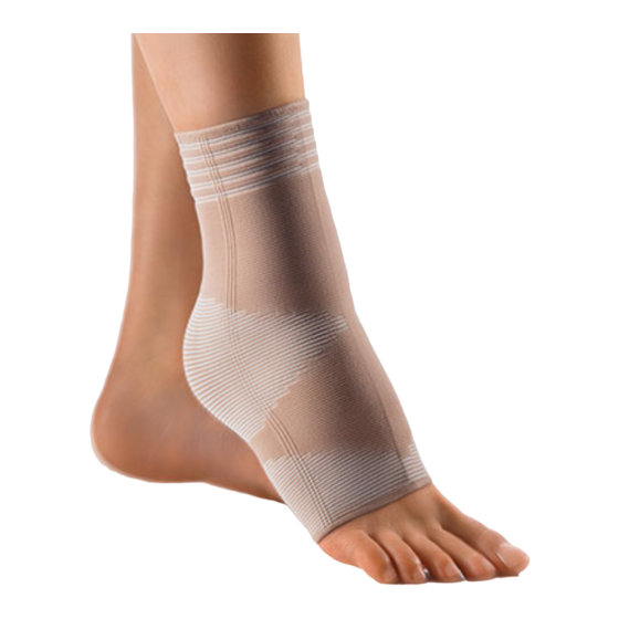 bort medical Dual-Tension Ankle Support Manual