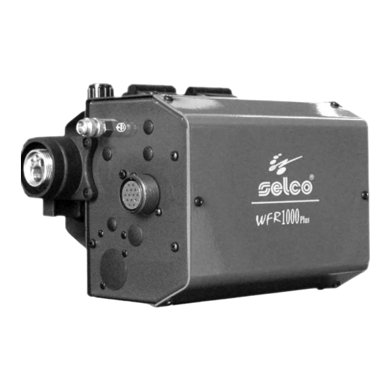 Selco WFR 1000 PLUS Instruction Manual
