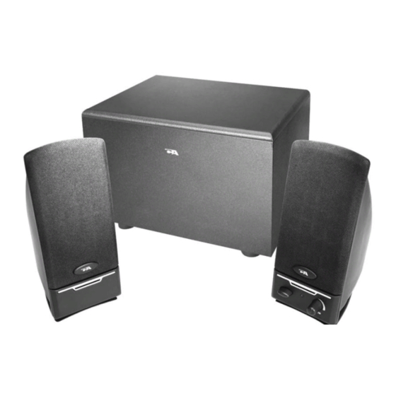 Cyber Acoustics CA-3001 Owner's Manual