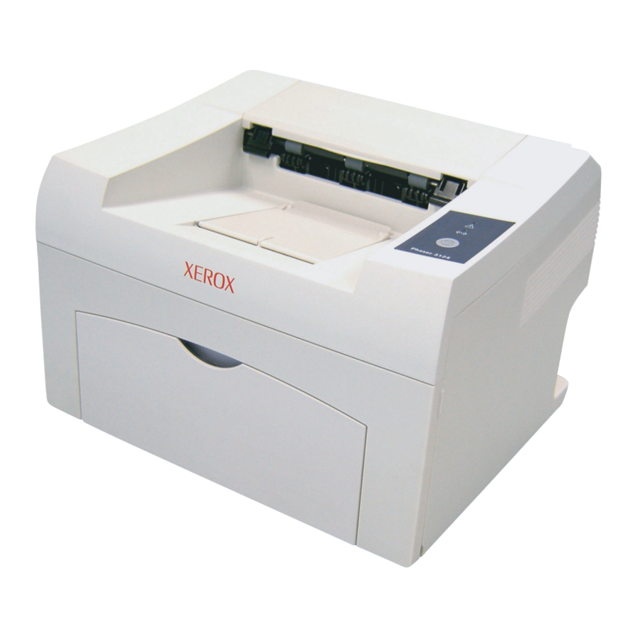 Xerox 3124 - Phaser B/W Laser Printer Manuals