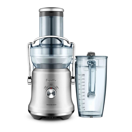 Breville the Juice Fountain Cold Plus Manuals
