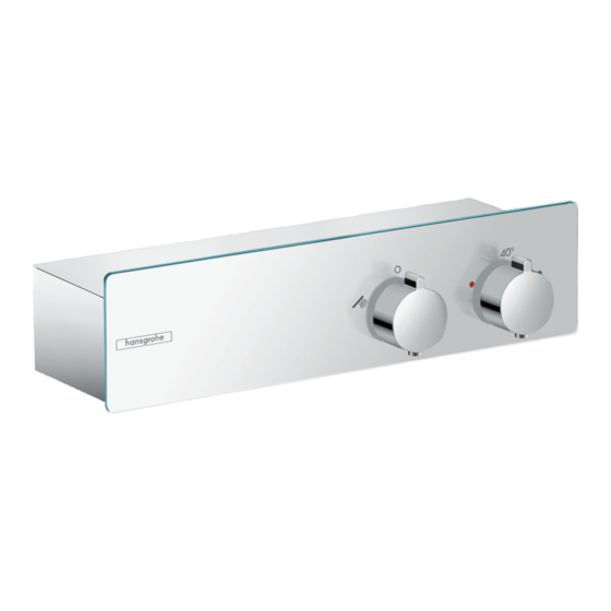 Hans Grohe ShowerTablet 350 13104009 Instructions For Use/Assembly Instructions