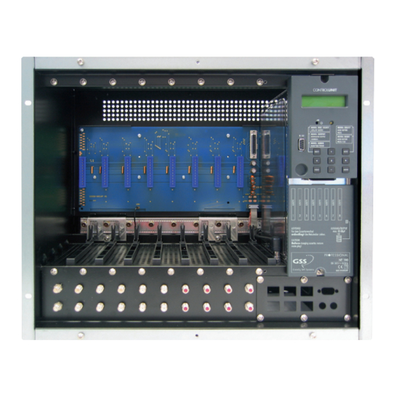 GSS PSU 8-16 I Assembly Instruction Manual