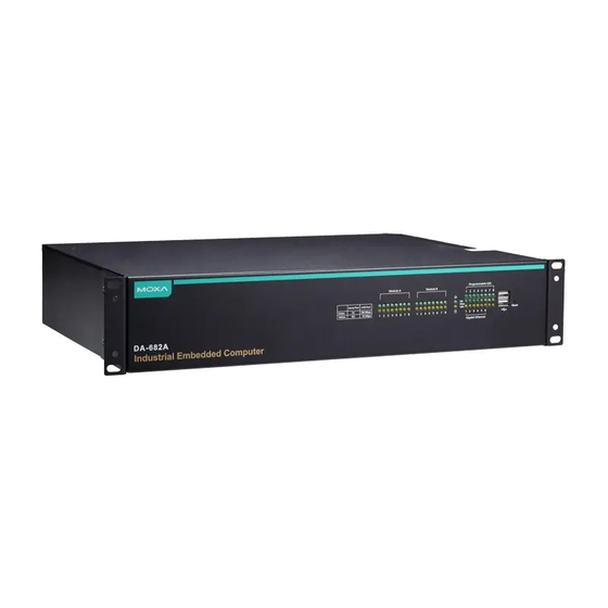 Moxa Technologies DA-682A Series Hardware Manual
