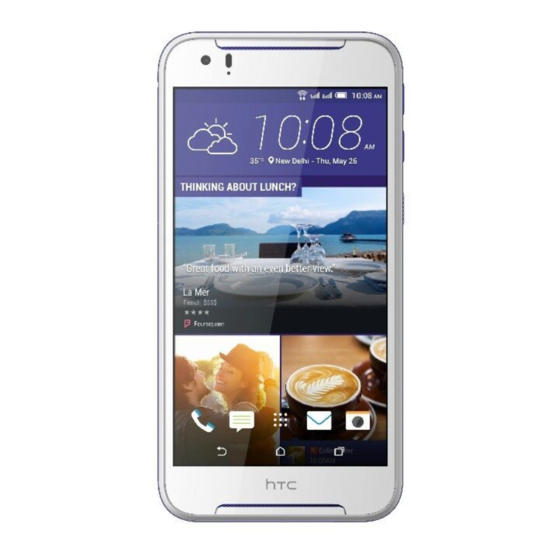 HTC Desire 830 dual sim Quick Start Manual