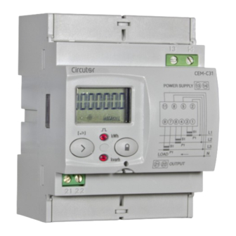 Circutor CEM-C31-T1 Instruction Manual