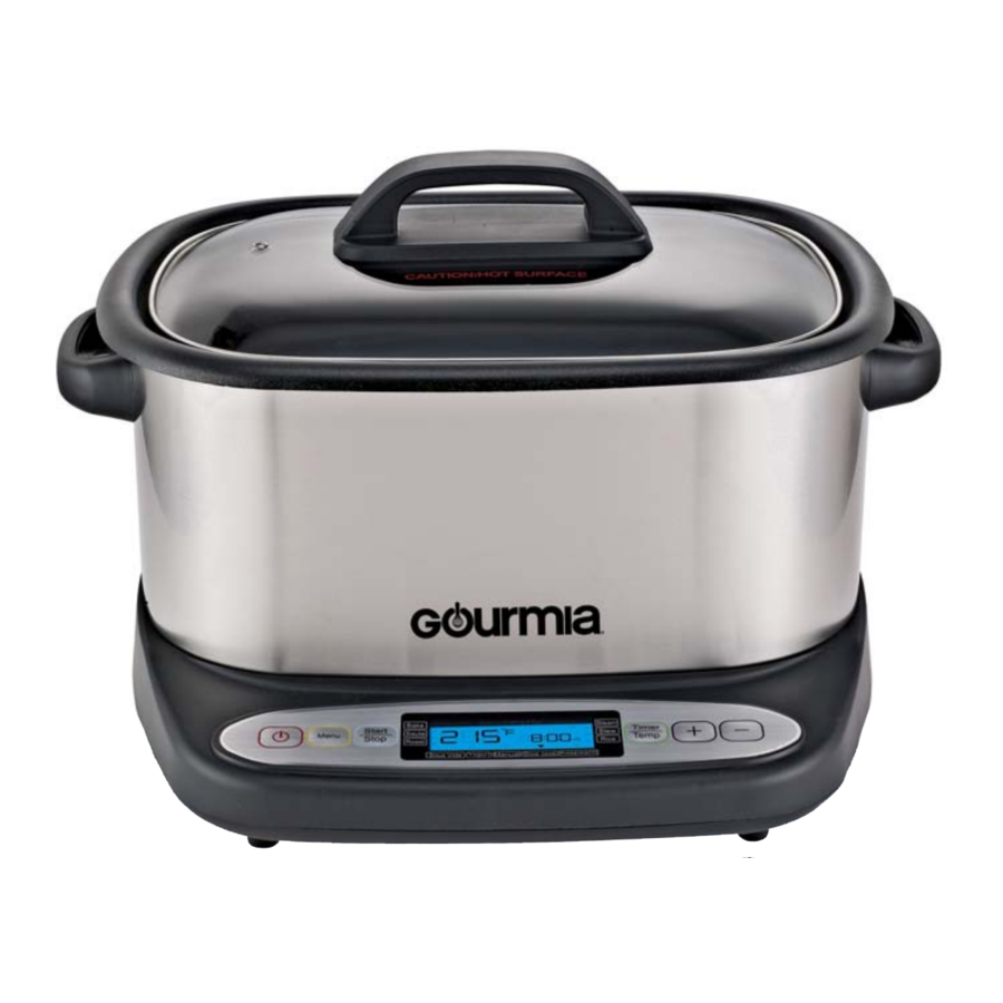 Gourmia GMC680 - 11-IN-ONE DELUXE Multi Cooker & Sous Vide Manual