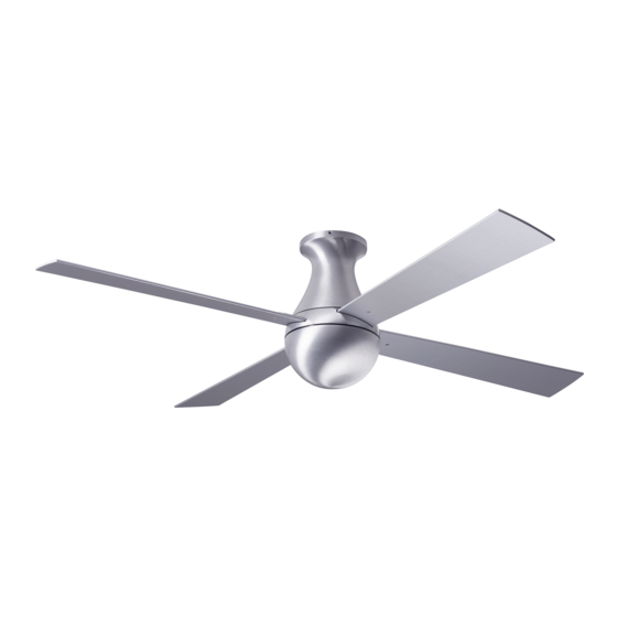 The Modern Fan Company Ball Flush BAL-FM Series Manuals