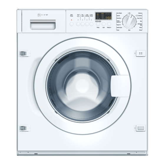 NEFF W5440X0GB - annexe 1 Operating Instructions Manual