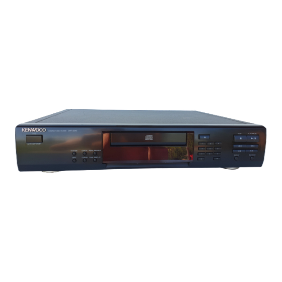 Kenwood DPF-1010 Service Manual