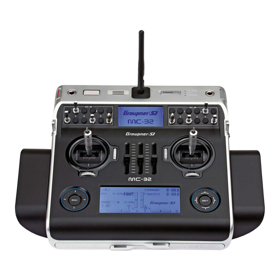 GRAUPNER mc-32 HoTT Manual