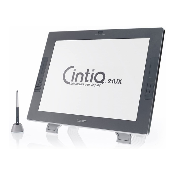Wacom Cintiq DTK-2100 Installation Manual