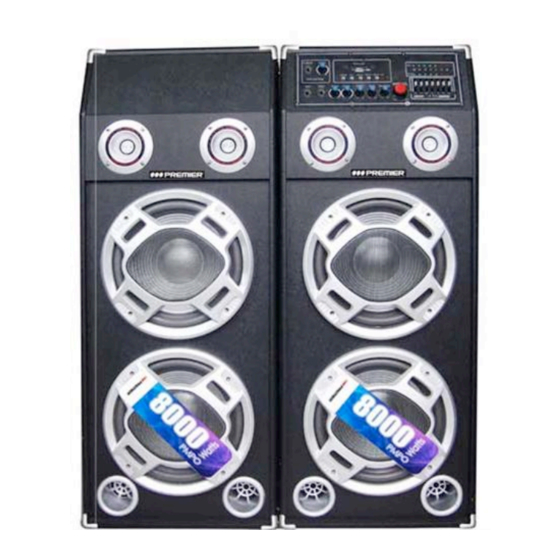 Premier BB-4725USD Instruction Manual