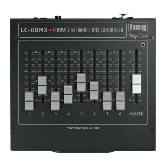 Monacor IMG STAGELINE LC-8DMX Operating Instructions Manual