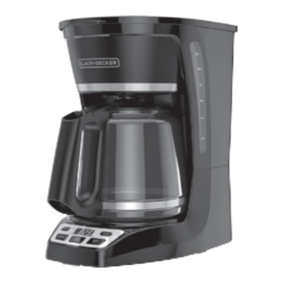 User Manuals: Black & Decker M1070B Series Coffee Maker