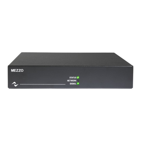 powersoft Mezzo Series User Manual