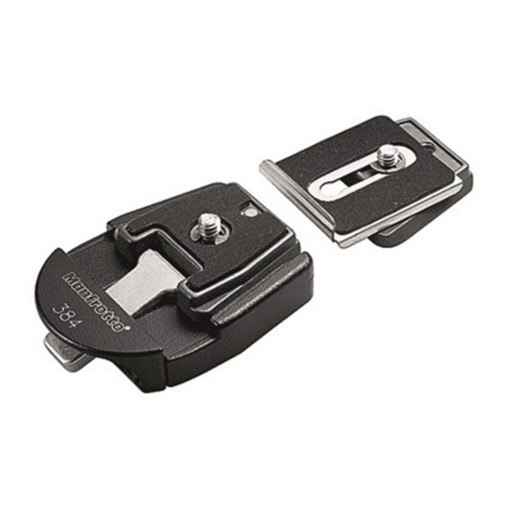 Manfrotto 384 Instructions