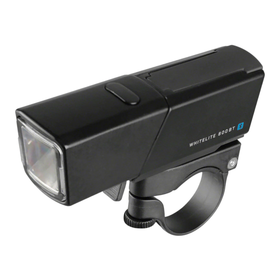 Topeak WHITELITE 800BT Quick Start Manual
