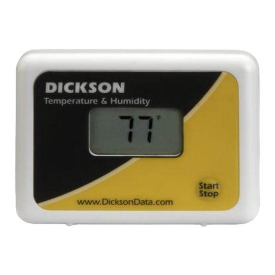 Dickson TP425 Getting Started