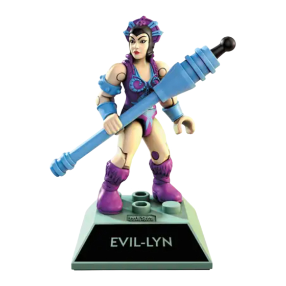 Mega Construx PRO BUILDERS MASTERS OF THE UNIVERSE EVIL-LYN Manual